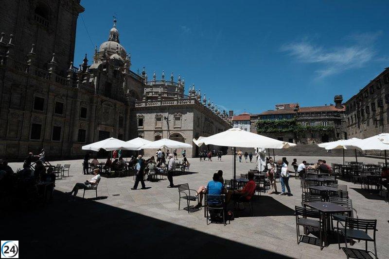 Santiago de Compostela bate récord de horas soleadas en 2023 con más de 2.300, la segunda mayor cifra del siglo XXI