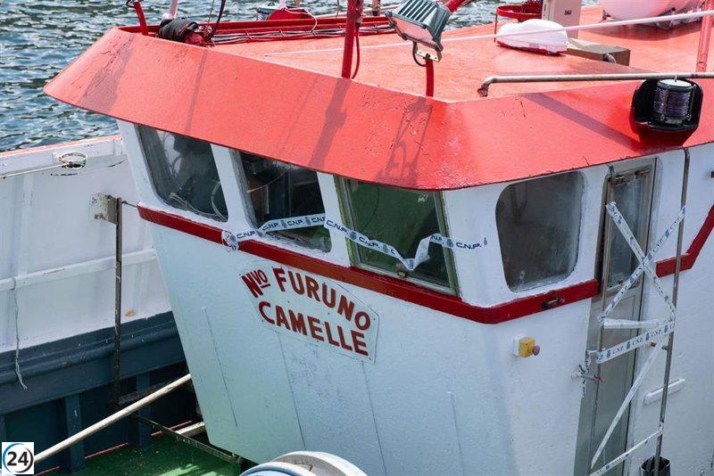 Seis imputados del caso del alijo de cocaína en un barco de Camariñas comparecen ante el juez