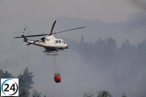 El incendio forestal en Oímbra, Ourense, finalmente controlado tras devastar 23,45 hectáreas y llegar a Portugal.