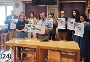 Manifestación convocada por Queremos Galego el 17 de mayo para denunciar retrocesos en el 20 aniversario del Plan de Normalización.