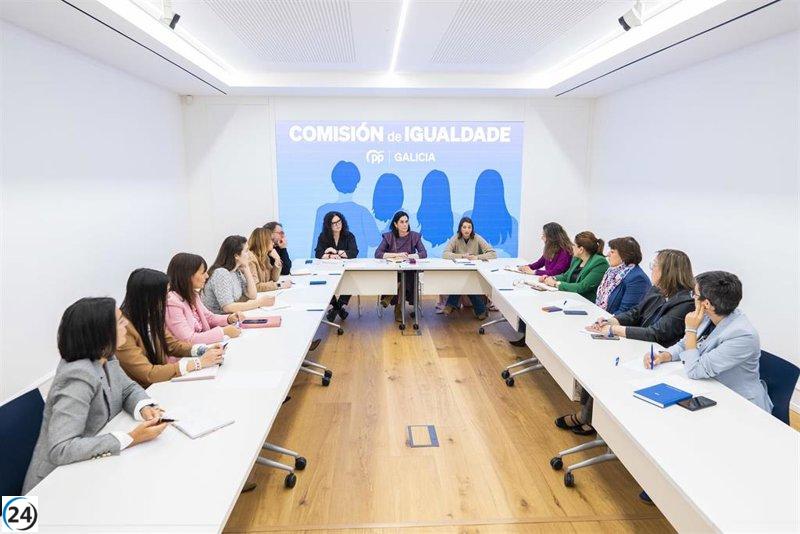 El PPdeG aboga por medidas europeas contra la violencia de género, la brecha salarial y la trata de personas.