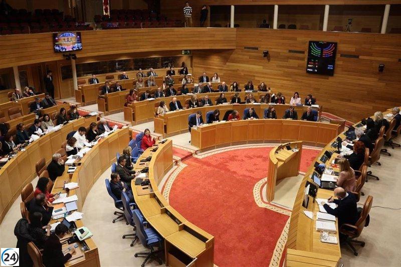 Agenda del próximo pleno en O Hórreo: financiación autonómica, escasez de médicos, AP-9 y recursos naturales.