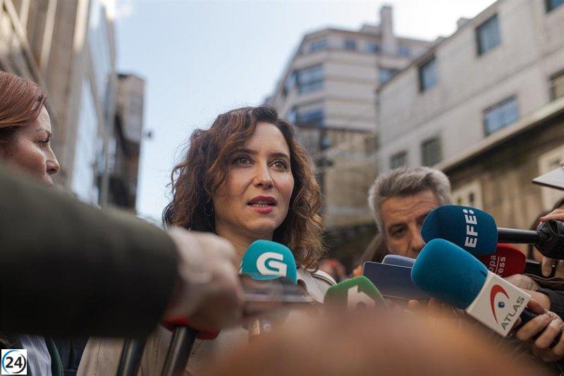 Ayuso responde ante la petición de la oposición sobre la comparecencia de su pareja: 