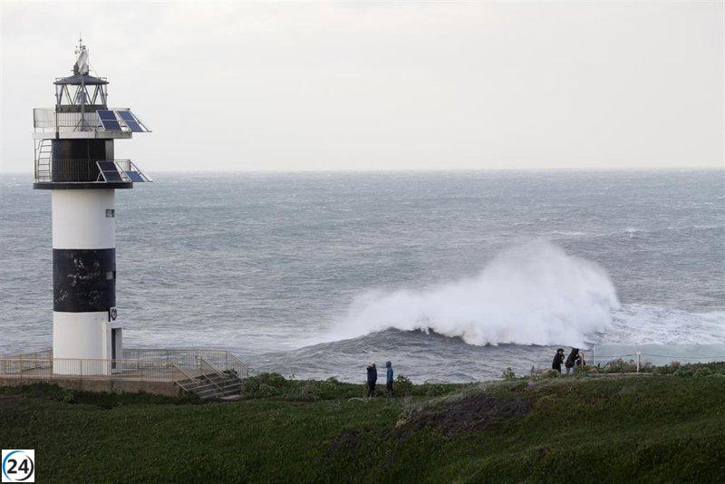 Galicia en alerta: Vientos superiores a 150 km/h azotan gran parte de la región.