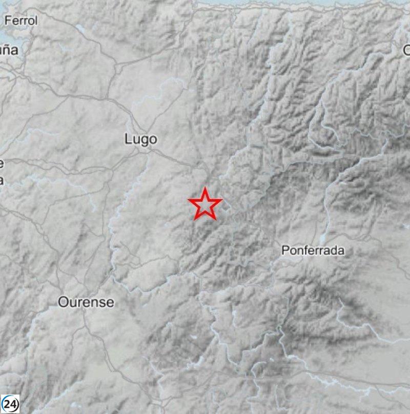 Lugo experimenta tres temblores en un día.