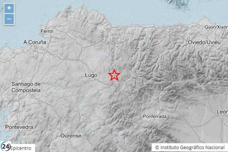 Terremoto de 3 grados sacude Baleira, Lugo.