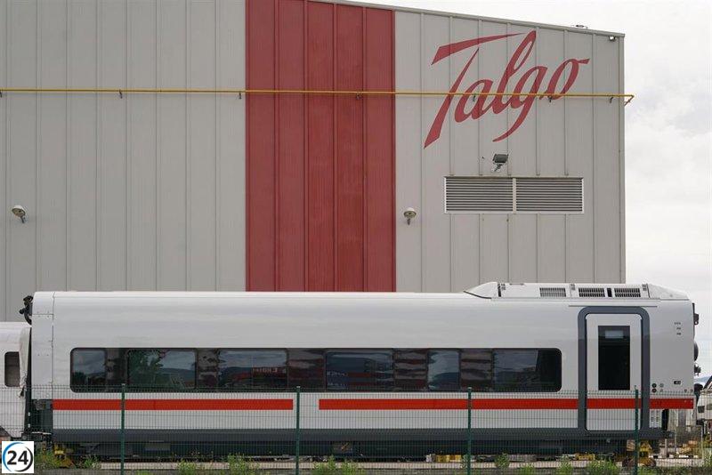 Resuelta la falla técnica en los trenes Talgo Avril.