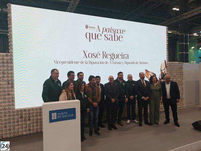 La Diputación de A Coruña destaca su paisaje y gastronomía en Fitur como ejes centrales de su nueva campaña turística.