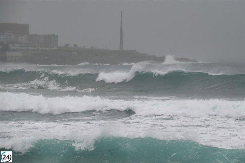 Aemet levanta alerta por temporal en Galicia, mientras algunos ríos siguen bajo vigilancia.