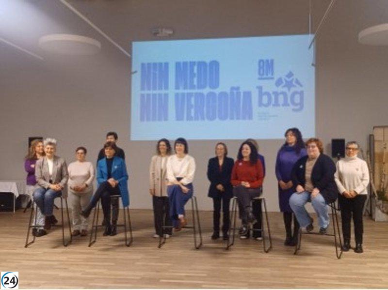 Pontón (BNG) defiende el feminismo como baluarte contra el neofascismo.