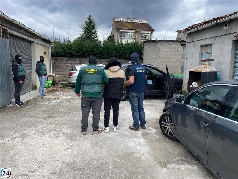 Liberan a los ocho arrestados en un operativo contra el narcotráfico en Verín.