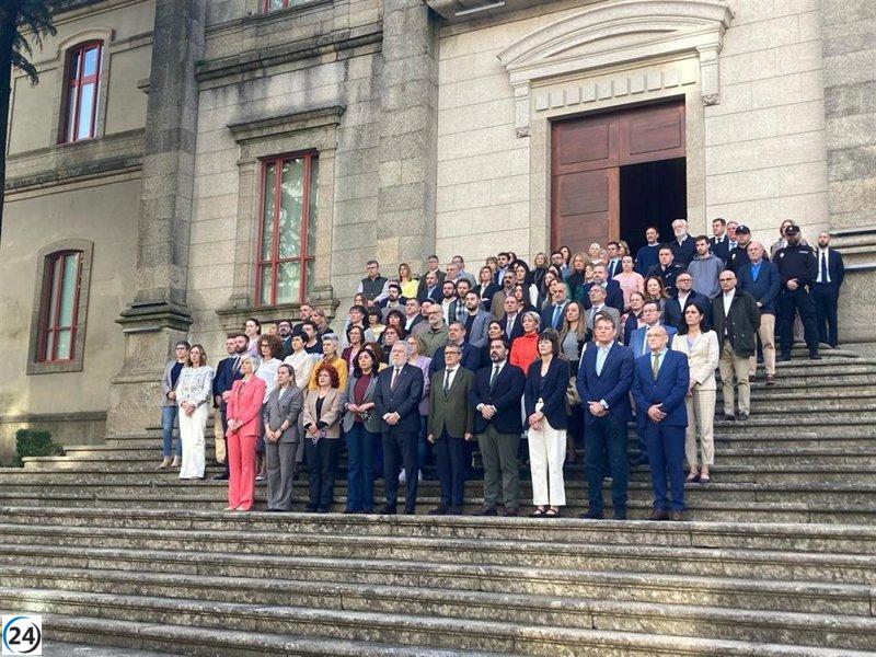 El Parlamento de Galicia rinde homenaje a la víctima de violencia de género de O Bolo.