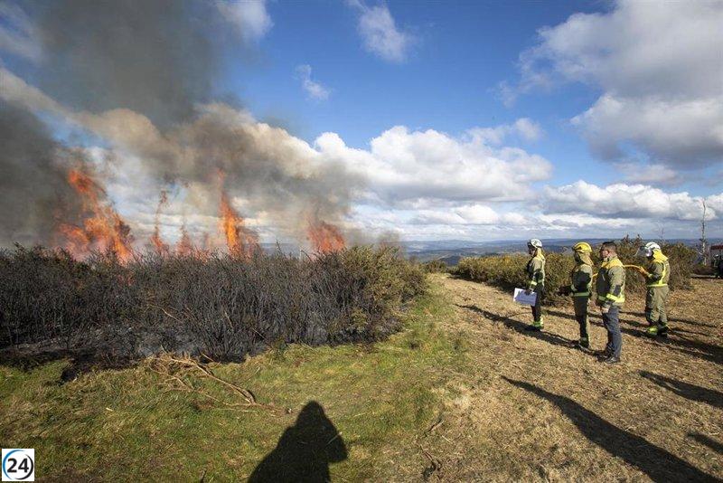 Medio Rural implementará un récord de 250 quemas preventivas en más de 1.400 hectáreas este año.