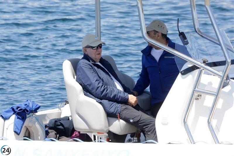 Juan Carlos I asegura que no visita Santander desde hace tiempo y destaca el buen clima local.