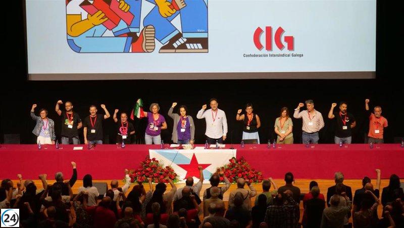 Paulo Carril obtiene la reelección como secretario general en el noveno congreso de la CIG.