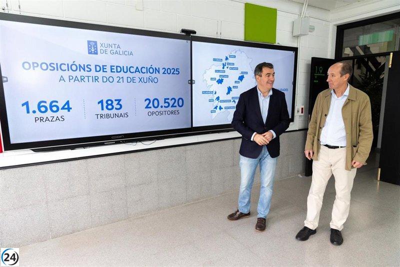 Las pruebas de acceso a la educación en Galicia comenzarán el 21 de junio en 16 localidades.