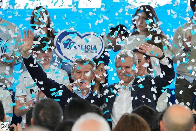 El PPdeG se posiciona para triunfar en Galicia, con el BNG y el PSdeG en un reñido segundo y tercer lugar.