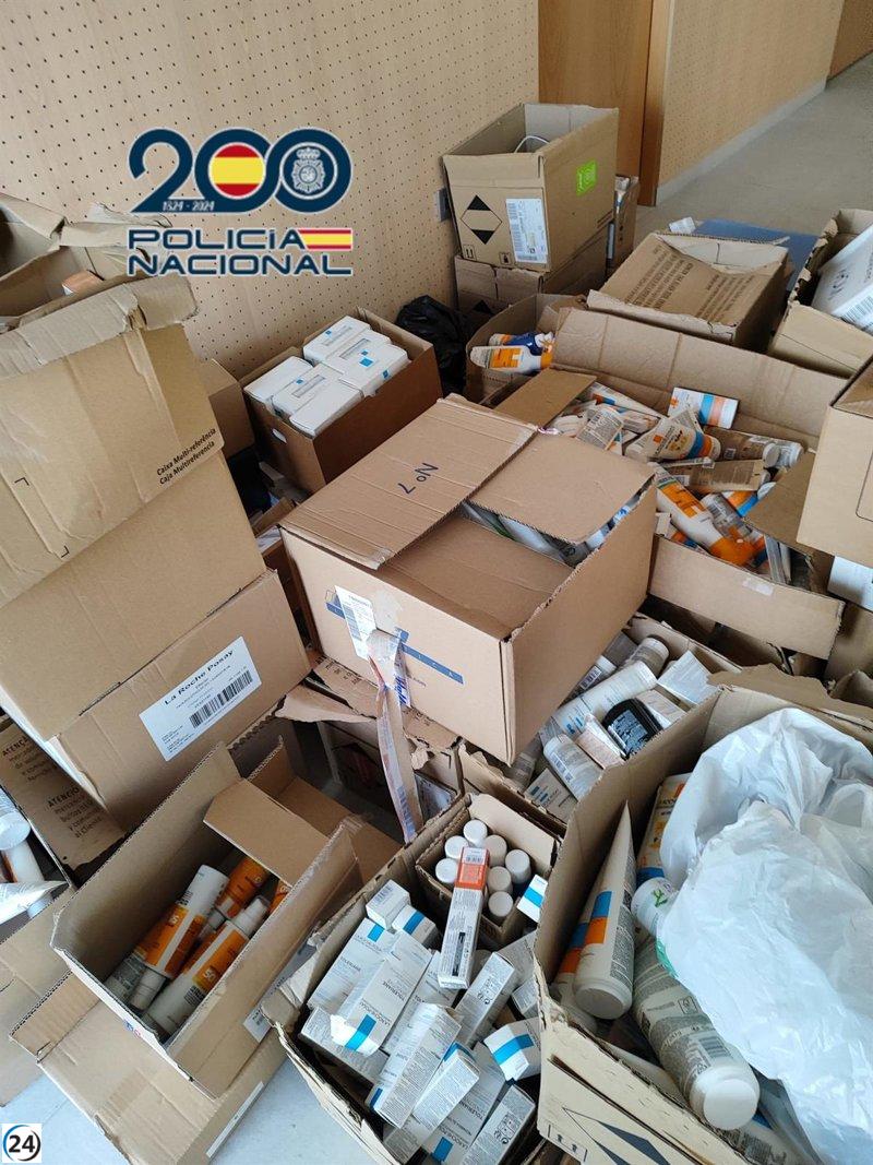 Cinco arrestados en A Coruña por intento de robo de cosméticos valorados en 200.000 euros.