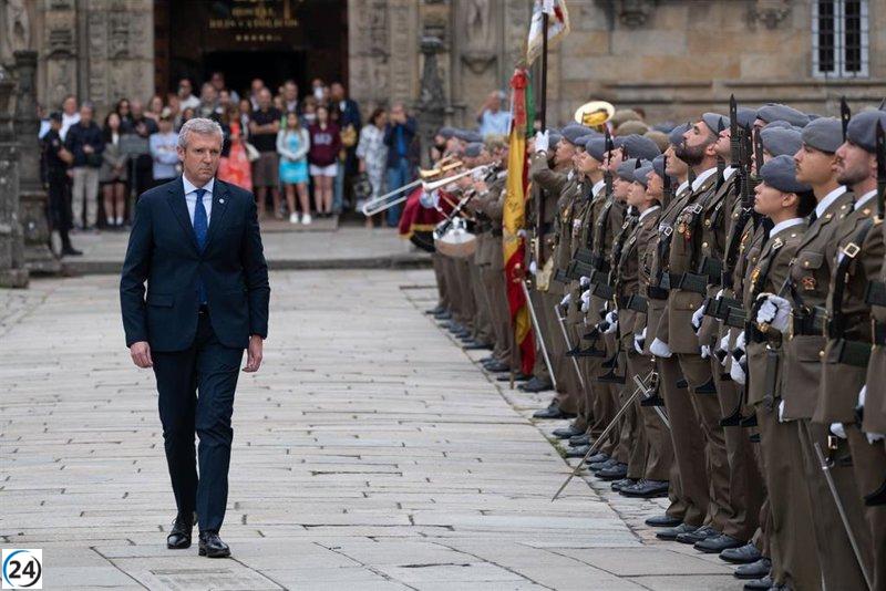 Alfonso Rueda representará a la región en la Ofrenda al Apóstol.