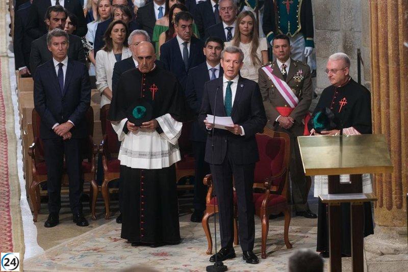 Rueda solicita al Apóstol restaurar la dignidad de una España afectada por actos indecorosos.