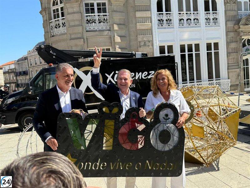 Vigo da el pistoletazo de salida a su decoración navideña con 12 millones de luces LED iluminando 460 calles.