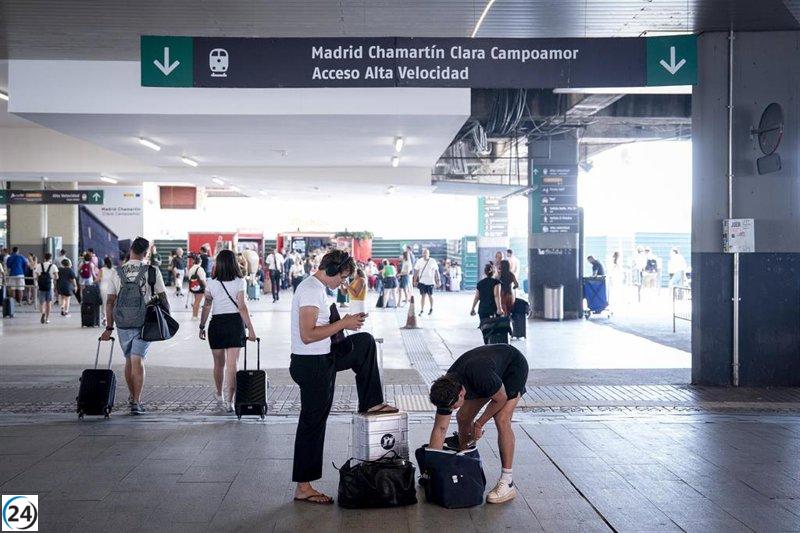 La conexión de alta velocidad Madrid-Galicia permanecerá inactiva este domingo.