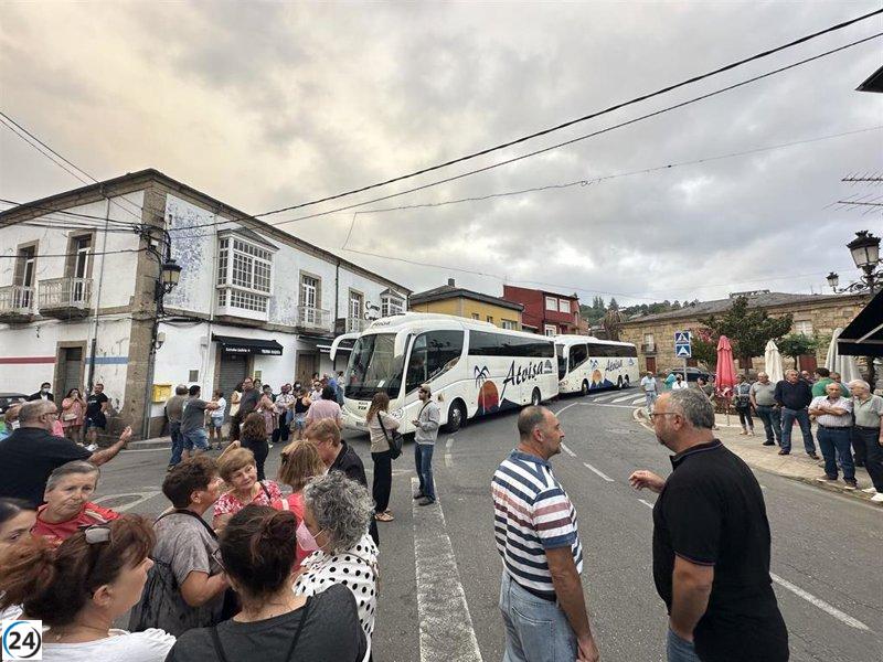 Liberan al habitante de Petín (Ourense) arrestado por incendio forestal mientras continúa la investigación.