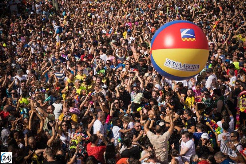 Detenida una persona y multados 170 conductores en la Fiesta del Agua de Vilagarcía tras un atropello.