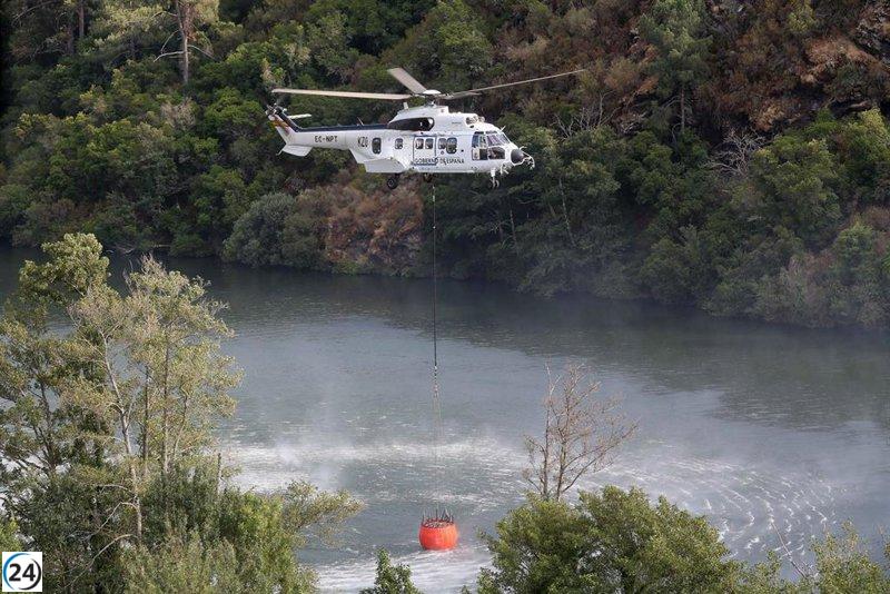 Se activa la alerta por incendio en Pobra do Brollón, afectando áreas cercanas a Golmar, Conceado y San Pedro.