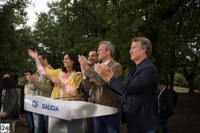 Feijóo arranca el ciclo político en Galicia, desafiando las adversidades climáticas: 