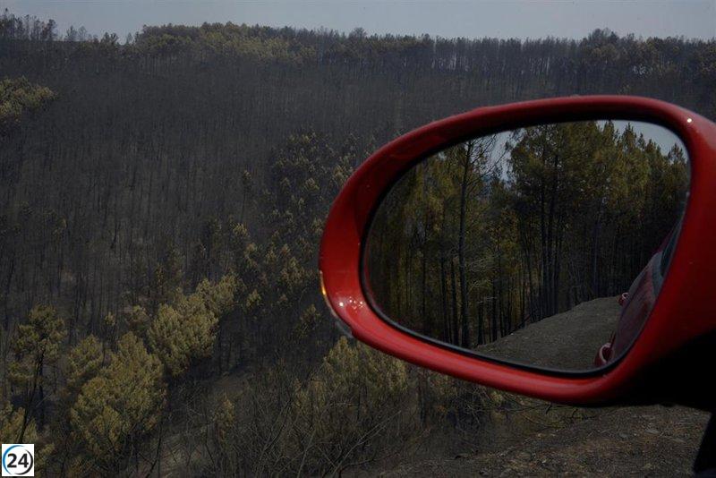 Los hospitales de Ourense gestionaron más de 200 emergencias de salud por incendios en agosto.