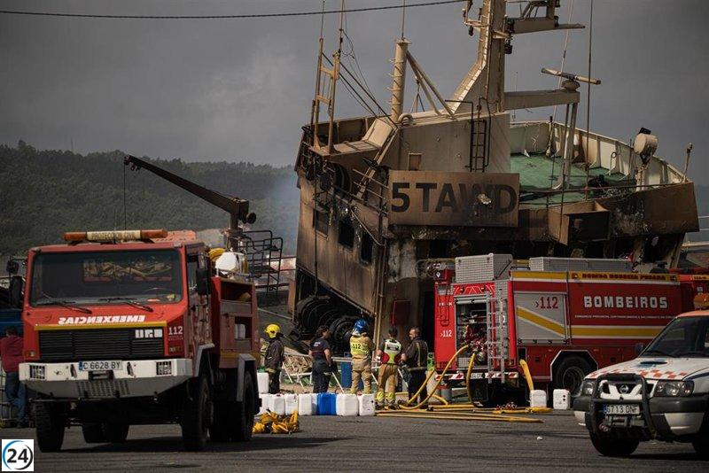 Buque Awadi estabilizado y fuego controlado; siguen las inspecciones regulares.