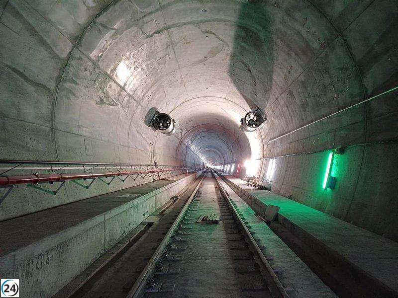 El túnel de Oural, parte del corredor Ourense-Monforte-Lugo, comenzará a operar el 23 de septiembre.