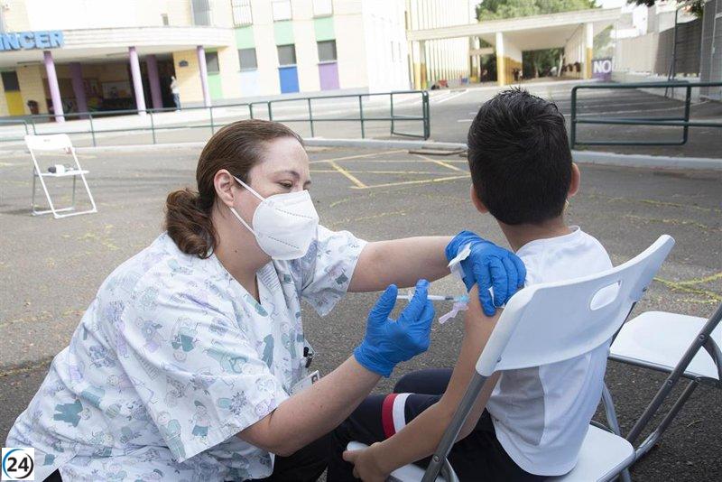 Cerca de 19,000 niños se vacunarán contra la gripe por vía intranasal en las escuelas a partir del 13 de octubre.