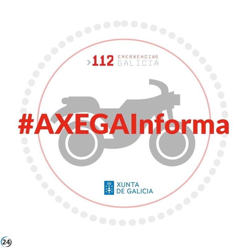 Trágico accidente: fallece un motociclista en la A-55 en Mos.