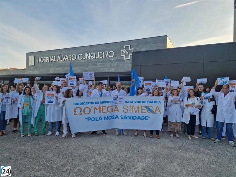 Médicos gallegos se manifiestan por un estatuto propio: 