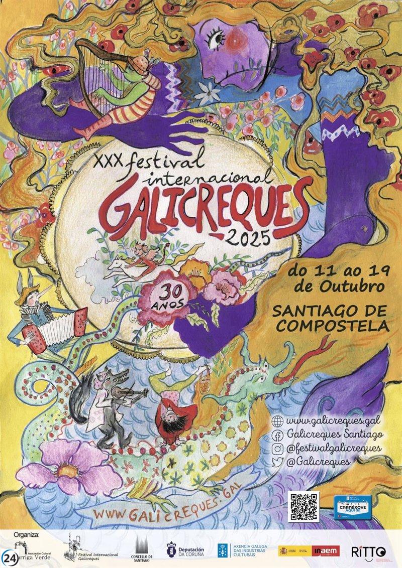 El festival Galicreques llega a su edición número 30 con casi 60 espectáculos de teatro de marionetas a partir de este sábado.