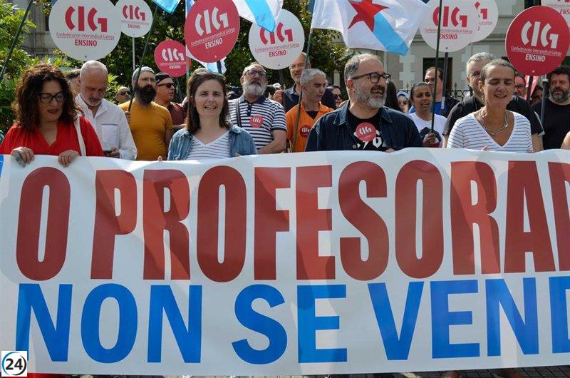 CIG-Ensino convoca huelga los días 28 y 29 de octubre si la Xunta no dialoga sobre condiciones laborales.