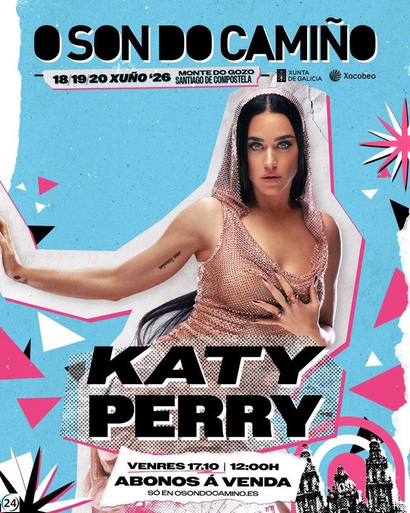 Katy Perry abrirá el cartel de O Son Do Camiño 2026.