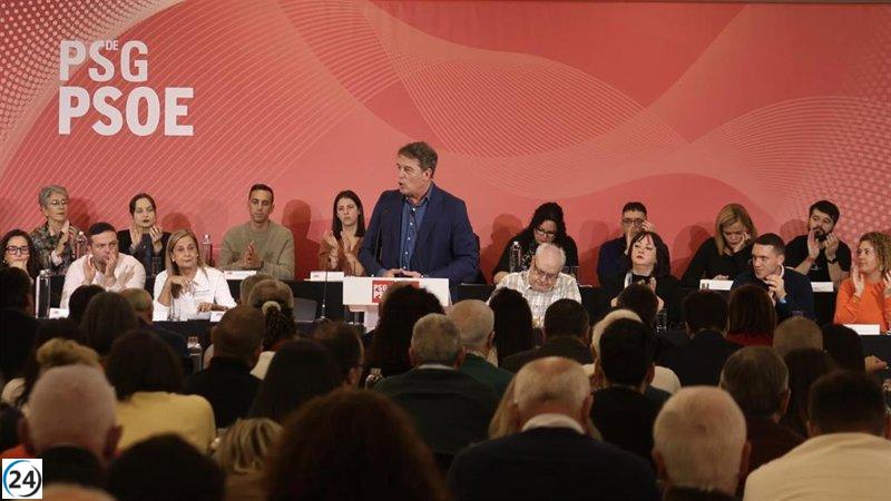 Besteiro señala las municipales de 2027 como el primer objetivo del PSdeG: 