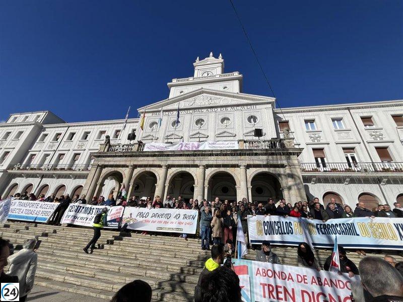 Masiva manifestación en Ferrol reclama un 