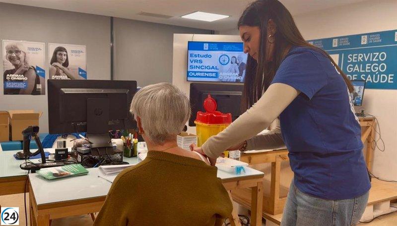 Más de 5,400 personas se suman al estudio gallego sobre la vacuna contra el virus sincitial.