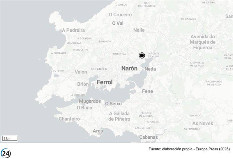 Capturan a un fugitivo tras intoxicación por monóxido de carbono en un taller de Narón.