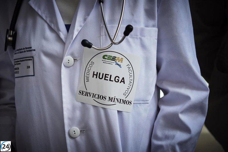 El seguimiento de la huelga de médicos alcanza el 15,18% según el Sergas en su tercer día.