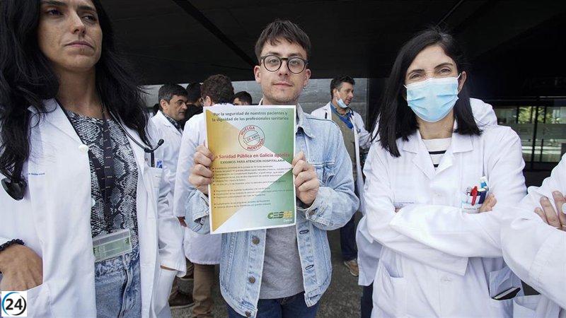Huelga de médicos en Galicia: 1.200 cirugías y 24.000 consultas anuladas en una semana.