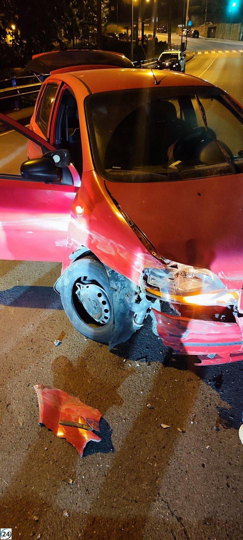 Conductor detenido en Culleredo tras saltarse control, tener accidente y dar positivo en drogas.
