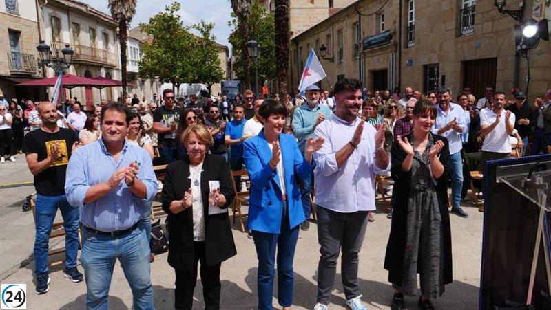 Ana Pontón critica a Feijóo por imitar a Ayuso y no aportar nada a Galicia.