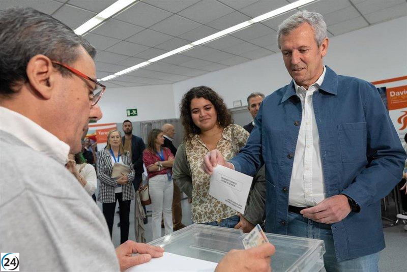 Rueda (PPdeG) hace un llamado a los gallegos para votar por el gobierno municipal.