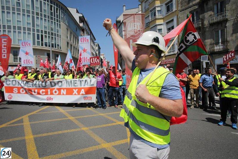 Sindicatos y patronal del metal de Lugo alcanzan principio de acuerdo a espera de voto de trabajadores para terminar huelga.