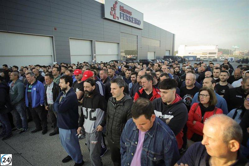 Acuerdo alcanzado: se cancela la huelga del sector metalúrgico en Lugo.